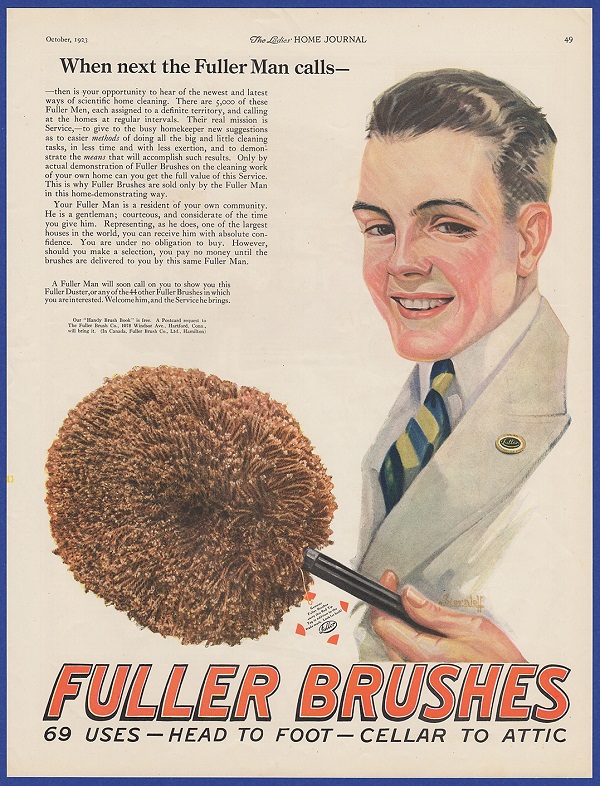 Fuller Brushes ad