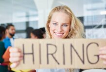 7 Considerations For Sales Recruitment During COVID. Hiring sign