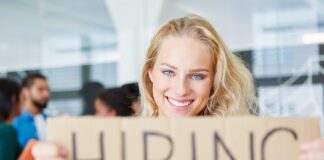 7 Considerations For Sales Recruitment During COVID. Hiring sign